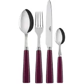 Sabre - Icône bestekset 4-delig Aubergine - Besteksets