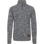 !Solid Trui 'Pankraz' blauw / blauw gemêleerd