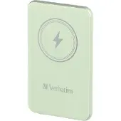 Verbatim Opladen en gaan Magnetische Draadloze Powerbank 5000 Groen