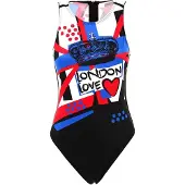 Turbo London Love 89557 Swimsuit Zwart L Vrouw