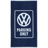 Brisa VW Collection - Volkswagen T1 Bulli Bus grote, stijlvolle en zachte strandlaken voor in de sauna, geweldig cadeau-idee/VW-fan-souvenir (alleen parkeren)