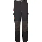 TROLLKIDS - Kid's Trollheimen Pants - Trekkingbroek 104, grijs/zwart