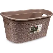 Stefanplast Elegance Wasmand - Taupe - Kunststof - 38x58x28cm