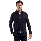 Blue industry Heren Overshirts Shirtjacket - Donkerblauw - Maat L