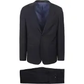 Suitable Structure Kostuum Wol Navy | Donkerblauw | Maat 56