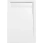 Polysan Varesa Gegoten marmeren douchebak 120x80cm, wit