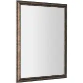 Sapho Romina Spiegel 68x88cm, met houten lijst, bronspatina
