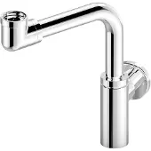 Sapho Wastafel ruimtebesparende afvoer 5/4"-32mm, chroom