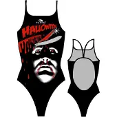 Turbo Halloween Blood Swimsuit Zwart 2XL Vrouw