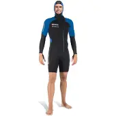 Mares 2nd Skin 1.5 Mm Long Sleeve Shorty Zwart 2XL Man