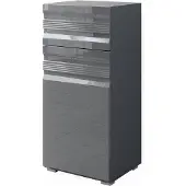 Vicco Halfhoge kast Fredd Antraciet Hoogglans 36.4 x 79 cm, Model 29926