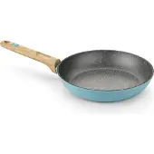 BRA Foodie A122222, Ronde, universele pan, zwart, Whitford QuanTanium coating, aluminium, staal, keramisch, geschikt voor gas en inductie