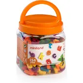 Miniland Magnetic Letters Capital 154 Units Veelkleurig Kinderen