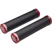 Reverse Components Paar Seismic-Ergo Handvatten ø32mm Zwart Rood || Maat: 32