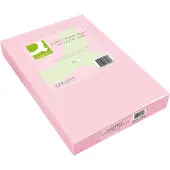 Q-CONNECT gekleurd kopieerpapier | A4 | 80g | pak van 500 vel | roze