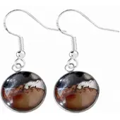 Charme Bijoux Lange oorbellen Brownie-16 mm-Zilver -
