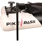 Pike N Bass Screen Mount For Live Transducer Pole 290x60 Mm Zilver