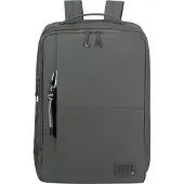 Samsonite Wander Last Backpack 15.6" + Clothes Compartment gunmetal green handbagage