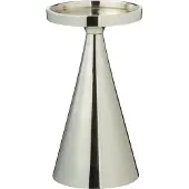 Home Styling Collection - Decoratieve kaarsenhouder, zilver, 17 cm