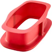 Lékué springvorm broodvorm met bord 24 cm Rood