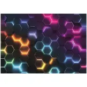 WALLARENA - Fotobehang - 350x250 cm - zeshoekig 3D gaming tienerbehang
