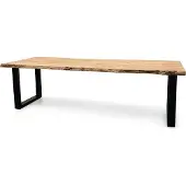 WGXL Collection Boomstamtafel Live Edge - Acaciahout - U-poot - 260 cm -