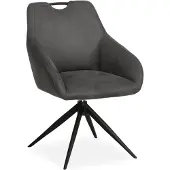 MX Sofa Eetkamerstoel Luka - Chicago - Antraciet - MxSofa