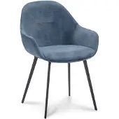 WGXL Collection Eetkamerstoel Tailor - Stof Adore - Petrol -
