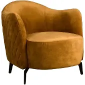 Tower Living Fauteuil Bondo - Fluweel - Goud -