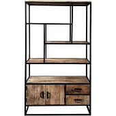WGXL Collection Boekenkast Mia - 2 Deurs - Mangohout -