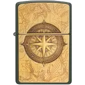 Zippo aansteker Topographic Compass