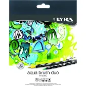 Lyra Aqua Brush Duo Marker Box Of 24 Colors Veelkleurig Kinderen