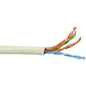 ACT EP100H CAT5E U/UTP Patchkabel Soepel Ivoor - 100 meter