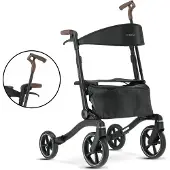 Mooiys Luxe Rollator Opvouwbaar Met Zitfunctie En Rugleuning