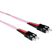 ACT RL3730 Glasvezel Patchkabel Duplex LSZH - SC/SC 50/125µm OM4 - 30 meter