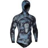 C4 Camoskin Ocean 5 Mm Spearfishing Jacket Blauw S Man