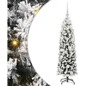 vidaXL Kunstkerstboom Groen 120 cm PVC en Staal en Kunststof