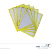 Sam Creative Whiteboard Magneetvenster A4 geel set 5 stuks