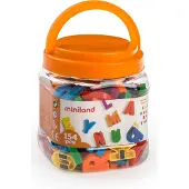 Miniland Magnetic Letters Capital 154 Units Veelkleurig Kinderen