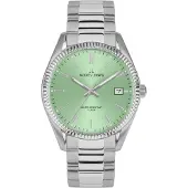 Jacques Lemans Kwartshorloge Derby Horloge, herenhorloge, dameshorloge, roestvrijstalen band, tot 10 bar waterdicht.