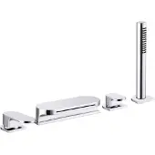 Ravak Chrome - Badrandcombinatie, 4-gats installatie, chroom X070073