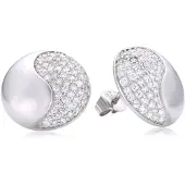 Orphelia Dames 925 Sterling Zilveren Stud Oorbellen - Zilver ZO-5968