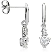 Orphelia Dames 925 Sterling Zilveren Dangle Oorbellen - Zilver ZO-5136