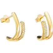 Orphelia 'Emily' Dames 925 Sterling Zilveren Oorbellen - Goud ZO-7581/G