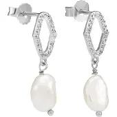 Orphelia 'Normandië' Dames 925 Sterling Zilveren Oorbellen - Zilver ZO-7574