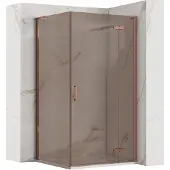 REA Douchecabine Hugo Copper Brush 80x80