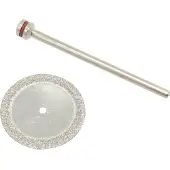 Donau Elektronik 1635 Diamanten doorslijpschijf Diameter 22 mm Metaal, Glas, Epoxide 1 stuk(s)