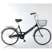 Viking Choice - Vouwfiets - 24 inch - - zonder versnellingen - zwart