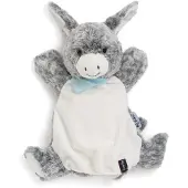 Kaloo Les Amis Donkey Puppet Puppet 30 Cm Wit,Grijs 0-24 Months Kinderen