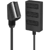 Hama Scart verdeler, 3-voudig, Antennekabel